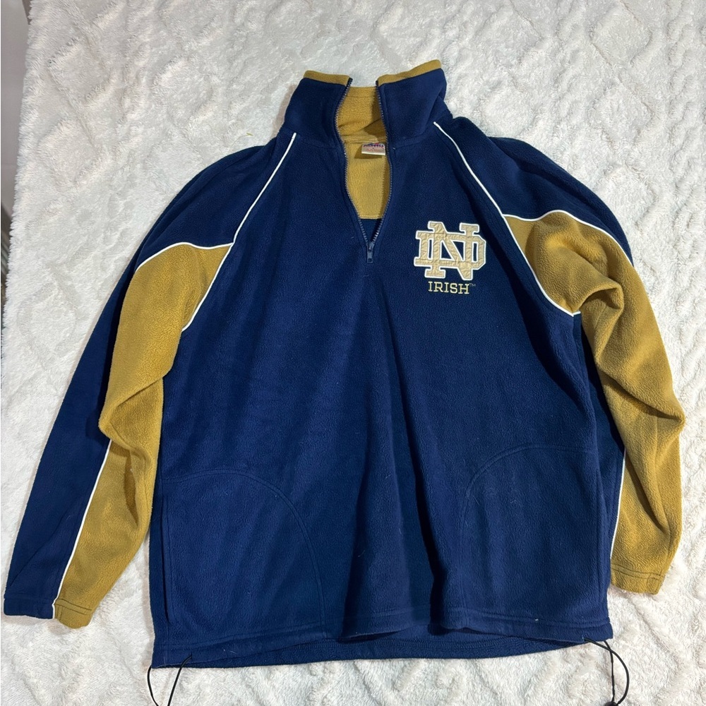 Russell notre dame large plush sweater